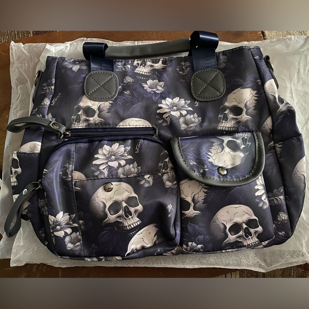 Skull Print Crossbody